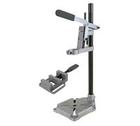 wolfcraft 3406301 Support de perceuse avec colonne ronde | Mâchoire de serrage | 160 x 230 x 500 mm