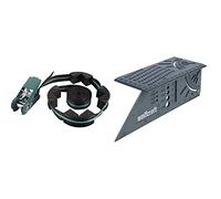 wolfcraft 3441000 Sangle à Cliquet - Longueur 4 m - Puissance de Serrage Max. 180 kg & 5208000 Équerre 3D d'onglet 150 x 275 x 66 mm - Traçage Angle de 45° à 90°