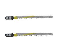 Wolfcraft Lame de scie sauteuse 3546000 HCS 75 mm – Lot de 2