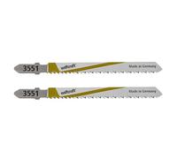 Wolfcraft Lames de scie sauteuse bois - Lot de 2