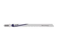 Wolfcraft 3555000 2 Lames de Scie Sauteuse, Queue en T, Bim, Dents Avoyées Et Fraisées, Longueur Dentée 110 Mm G