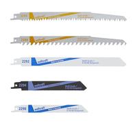 Wolfcraft Lames de scie sabre 3599000 – Jeu de 5 pièces