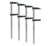 wolfcraft 3612000 - Serre-joint à Vis SZ 80-450 mm - Saillie 80 mm - Ouverture 450 mm - Force de Serrage 240 kg (Lot de 4)