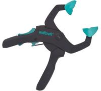 wolfcraft 3615000 - Pince de Serrage à Cliquet FZR40 - Ouverture 40 mm - Force de Serrage max. 20 kg (Lot de 6)