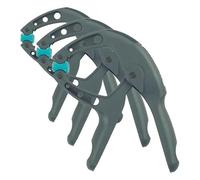 wolfcraft 3625000 Pince ressort confort FZH 30 mm Noir (Lot de 3)