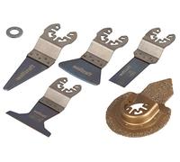 wolfcraft Set de 6 accessoires pour scie vibrante PRO 3962000
