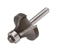 wolfcraft 3963000 fraise quart de rond tige 8 mm diamètre 25,4 x 12,7 mm
