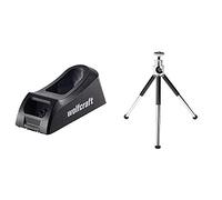 Wolfcraft 4013000 Rabot-bloc Plaquiste Râpe150 x 57 mm & Amazon Basics Mini trépied ultra léger Hauteur réglable Pieds en caoutchouc