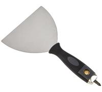 wolfcraft 4047000 spatule large professionnel poignée + embout, Noir