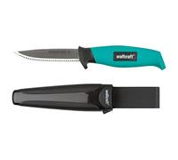 wolfcraft 4086000 - Couteau de Survie d'Extérieur à Lame Dentée