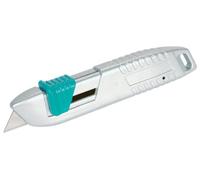 wolfcraft 4134000 - Cutter Lame Trapèze Sécurité Métal