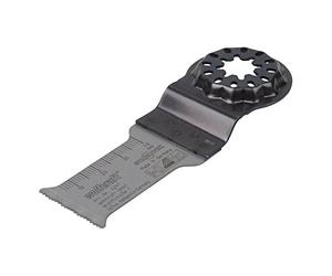 wolfcraft 4241000 - Hoja de sierra de inmersión "Expert", BiM, recto, para madera con clavos, metales no férreos, las planchas de placa de yeso