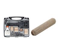 Wolfcraft 4645000 Coffret d'assemblage multicolore & 2907000 Lot de 150 Tourillons Ø 8 x 40 mm,vert