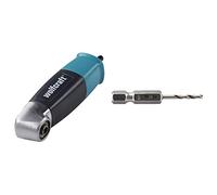 Wolfcraft 4688000 Renvoi d'angle à 90° + 1 Embout de 6,35 mm - Entraînement sur roulements à billes - Queue 6 pans 1/4" & 7256000 1 Foret à Métaux, Hss, Ø 2 mm, Longueur de Spirale 16 mm