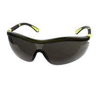 Wolfcraft 4933000 Lunettes de sécurité pour l'extérieur, teintées, protection contre les risques mécaniques, les rayons UV et la lumière éblouissante