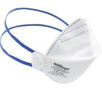 Wolfcraft 4945000 Masque anti poussières fines sans valve FFP2 D 2 pc(s) EN 149:2001 + A1:2009