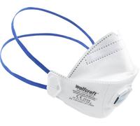 Wolfcraft 4947000 Masque anti poussières fines avec valve FFP2 D 2 pc(s) EN 149:2001 + A1:2009