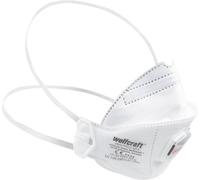 Wolfcraft 4949000 Masque anti poussières fines avec valve FFP3 D 2 pc(s) EN 149:2001 + A1:2009