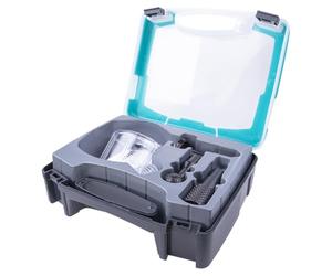 wolfcraft 4x Accessoires Meuleuse d'Angle - Coffret Bois M14 | Avec râpe cylindrique, sphérique, disque de fraisage et capot d'aspiration pour bois dur et tendre. 4400000