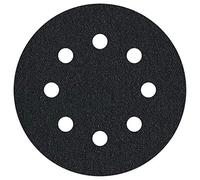 wolfcraft 5 Disques Abrasifs Auto-Agrippants ø 125 mm, Grain 400 | Papier de ponçage à sec ou humide pour métaux et vernis, compatible Bosch, Makita, Festool et Dewalt, 3192000