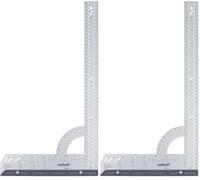 wolfcraft 5206000 Equerre en Aluminium Multifonction | Equerre de menuisier 4-en-1 | Longueur 500 mm (Lot de 2)