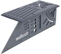 wolfcraft 5208000 - Équerre 3D d'onglet - Traçage angle de 45° à 90° - 150 x 275 x 66 mm
