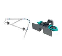 wolfcraft 5210000 Gabarit pour la prise de mesure des marches d'escalier à remplacer - Mesure Dimensions des marches & 5221000 Trusquin de Traçage pour Mètre Pliant