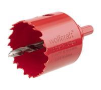 Wolfcraft Scie cloche 5471000 Ø 51 mm BiM queue 6 pans avec foret centreur 1 pc