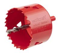 Wolfcraft Scie à guichet 5474000 – Ø 68 mm multi-matériaux – Profondeur de coupe 40 mm – 1 pièce