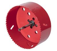 wolfcraft 5496000 - Scie cloche BIM - Diamètre 112 mm - Queue 6 pans 9,50 mm - Profondeur de coupe 40 mm