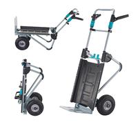 wolfcraft 5535000 -Système de Transport TS 2500 - La Solution 2-en-1 : Diable et Chariot