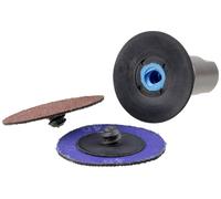 Wolfcraft 5607000 Jeu de disques abrasifs pour meuleuse d'angle, 4 pièces Diamètre 50 mm
