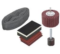 wolfcraft Kit de ponçage/polissage du bois 7 pièces 5643000