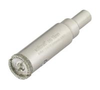 Wolfcraft Trépan diamant céramique 5920000 Ø 18 mm, queue Ø 10 mm, revêtement diamanté – 1 pc