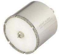 Wolfcraft 5940000 1 Trépan Diamant "Ceramic"ø 60 Mm, Queue Ø 10 Mm avec Foret de Centrage G