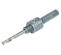wolfcraft 5957000 Axe avec foret centreur queue 6 pans pour lames de scie trépan ø 19 à 29 mm
