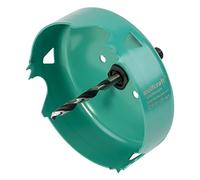 Wolfcraft Trépan plaquiste 5972000 – Acier carbone Ø 105 mm Hexagonale