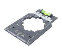 Wolfcraft Gabarit de marquage et positionnement 5975000 – Pour douilles et interrupteurs – 1 pc(s)