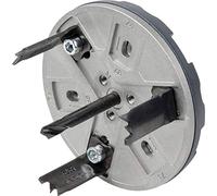 wolfcraft 5983000 Scie Cloche Réglable Ø 35 65 68 74 76 83 mm, Profondeur de Coupe 30 mm, queue à Trois Pans 8, 5 mm
