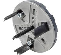 wolfcraft 5985000 - Scie Cloche Réglable - Diamètre 35-80 mm - Profondeur de Coupe 30 mm