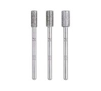 Wolfcraft 5987000 Jeu de broches à meuler diamantées, en forme de cylindre, 3 pièces 1 set