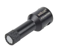 Wolfcraft Scie-cloche Trépan diamant Ceramic M14 14 mm – Profondeur 35 mm pour carrelage 1 pièce