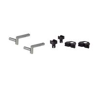 Wolfcraft 6176000 Brides de serrage rapide Pour établis avec perforations de 20 mm,vert & 6174000 4 Mâchoires Multi-serrage Sur Établi Noir
