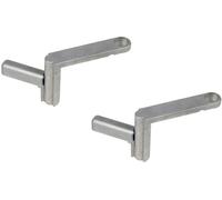Wolfcraft Serre-joints rapides 6176000 – perforations 20 mm – 2 pièces – gris