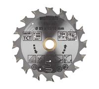 wolfcraft 6340000 6340000-Disco Circular HM, 16 dientes, Serie Lila, Para Sierras circulares de Mano a batería