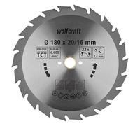 wolfcraft 6372000 Lame scie circulaire CT 22Dts Diamètre 180 x 20 mm