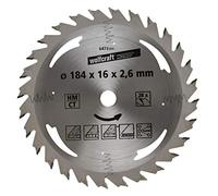 wolfcraft 6473000 Lame scie circulaire CT 28Dts Diamètre 184 x 16 mm