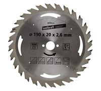 wolfcraft 6476000 Lame scie circulaire CT 28Dts Diamètre 190 x 20 mm