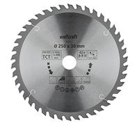 Lame de scie circulaire au carbure Wolfcraft 6680000 250 x 30 mm Nombre de dents: 42 1 pc(s)