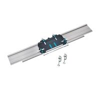 Wolfcraft 6913000 FKS 145 Rail de Guidage pour Scie Circulaire, 1450 mm | Rail de guidage compatible avec scie circulaire électrique et sans fil, coupes droites, semelle réglable, 6913000